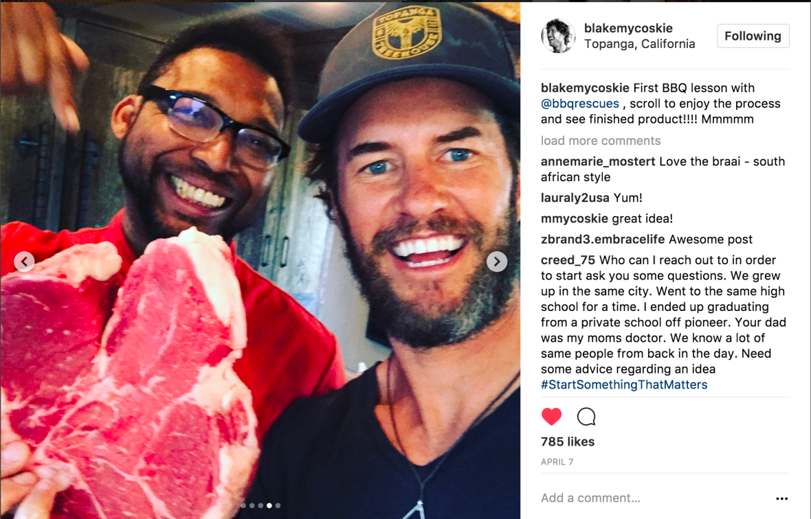 #privatebbqlesson #blakemycoskie #chefmickbrown