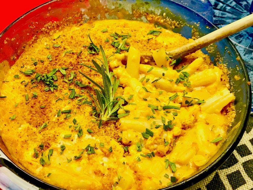 #whiteasparagus #macncheese #vegan